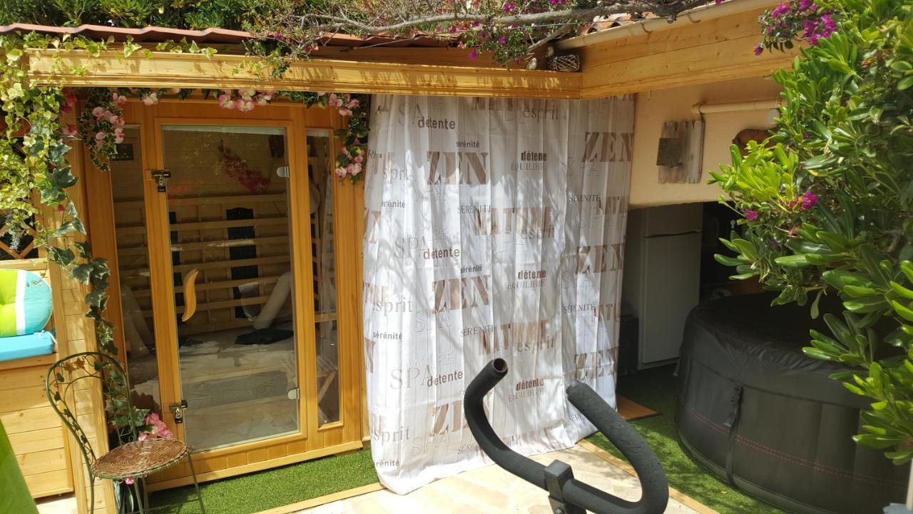 Nouveau ! Chambre D'Hote Insolite Privee " Coeurs De Pirates A Bali En Provence" Spa Sauna Massages Dans Cadre Exotique D'Amenagements Exterieurs D'Exception Ete Comme Hiver Bienvenue !!! Cavalaire-sur-Mer Dış mekan fotoğraf